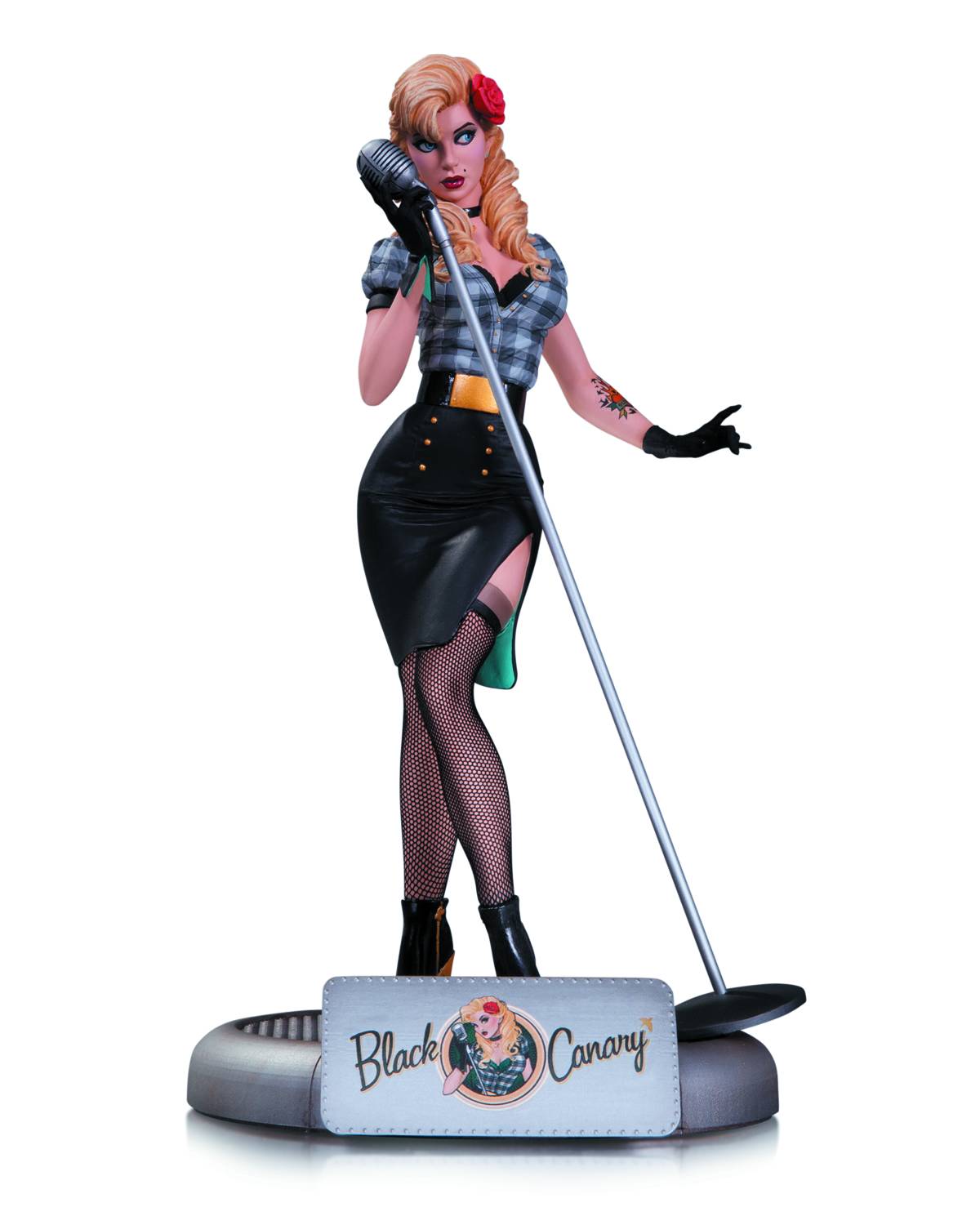 DC_Bombshells_Balck_Canary_Statue